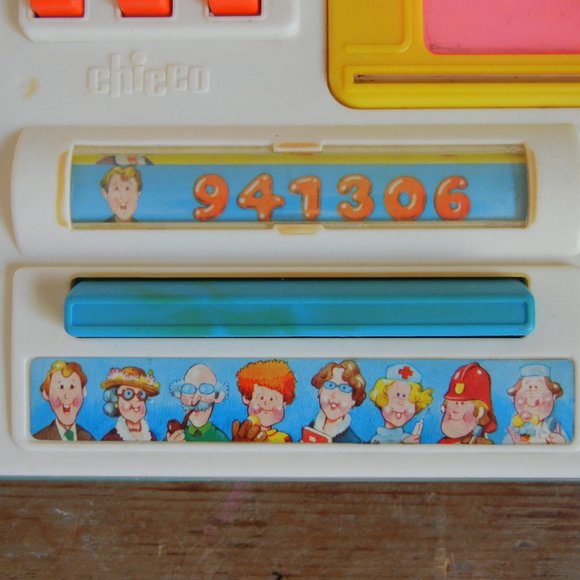 Vintage Chicco Telephone Phone Desk Musical Toy - Picture 4 of 16